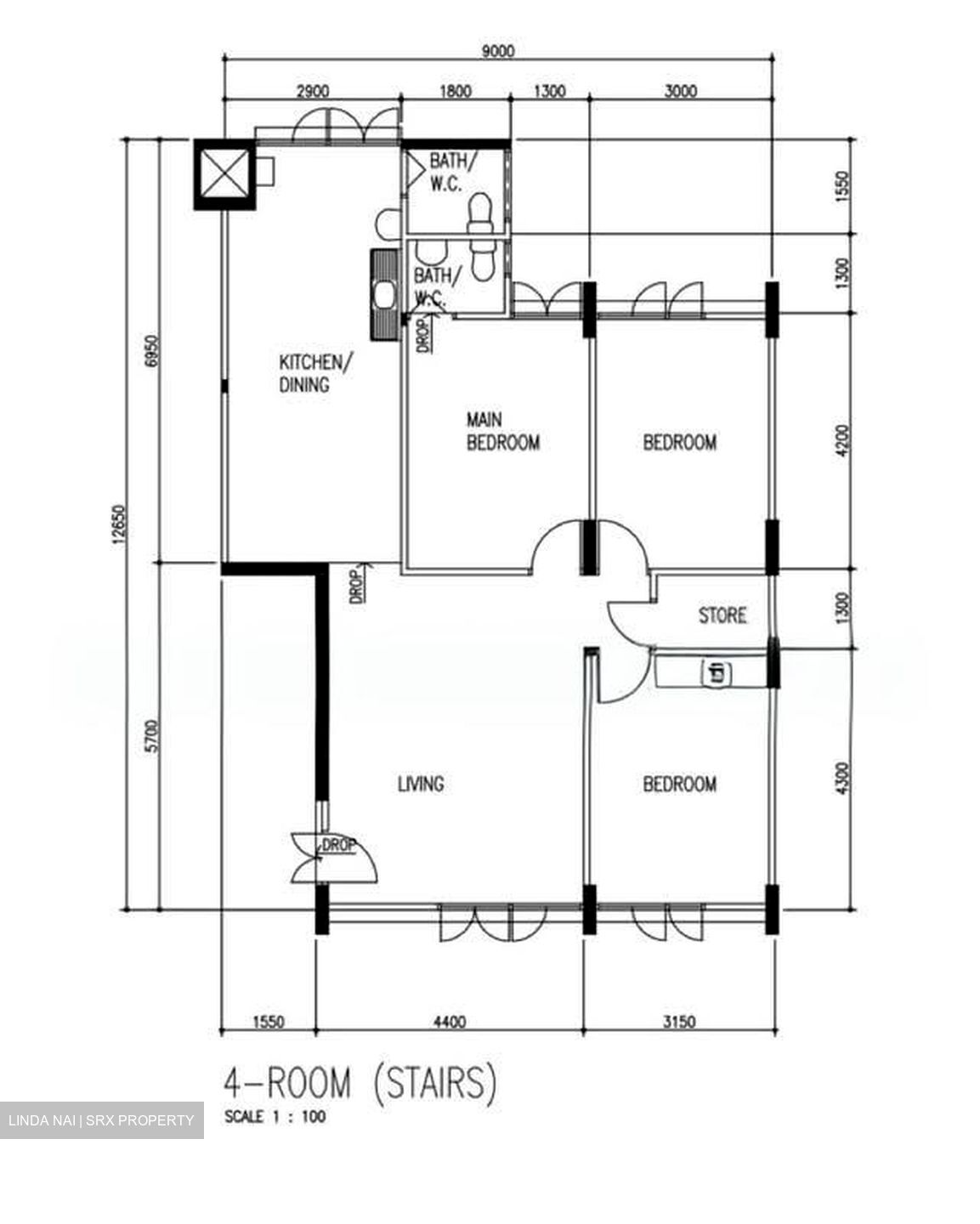 Blk 8 Haig View (Geylang), HDB 4 Rooms #538030601